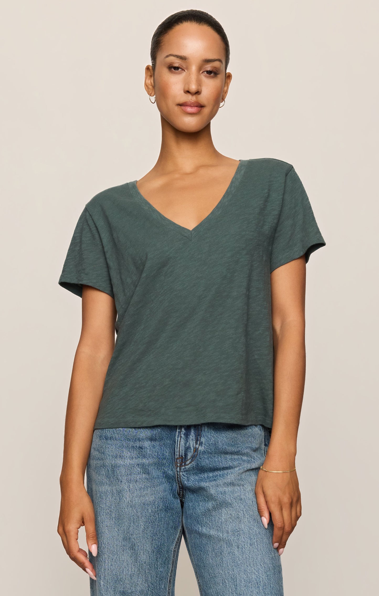 Nomad Slub V-Neck Tee