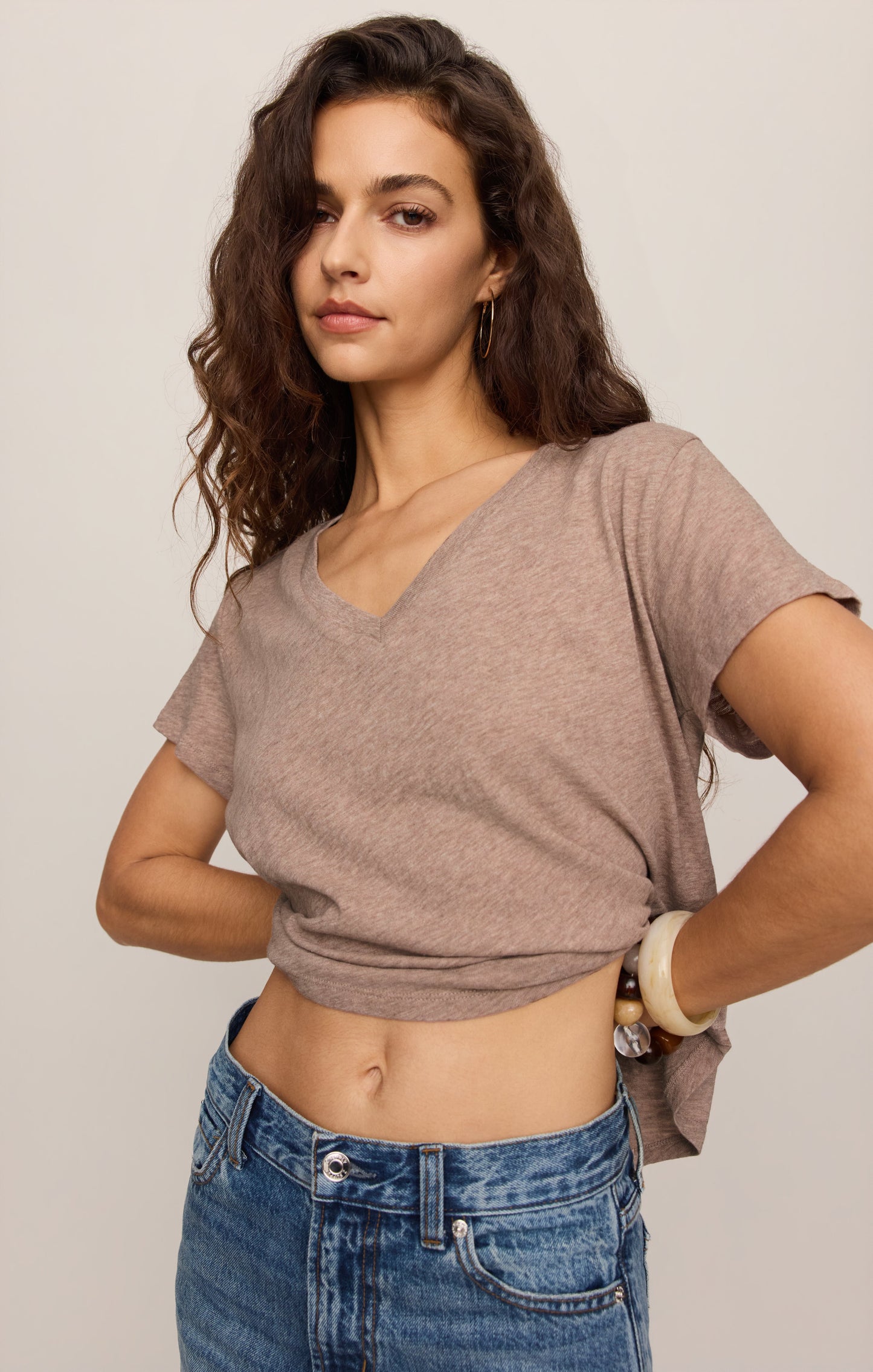 Nomad Slub V-Neck Tee