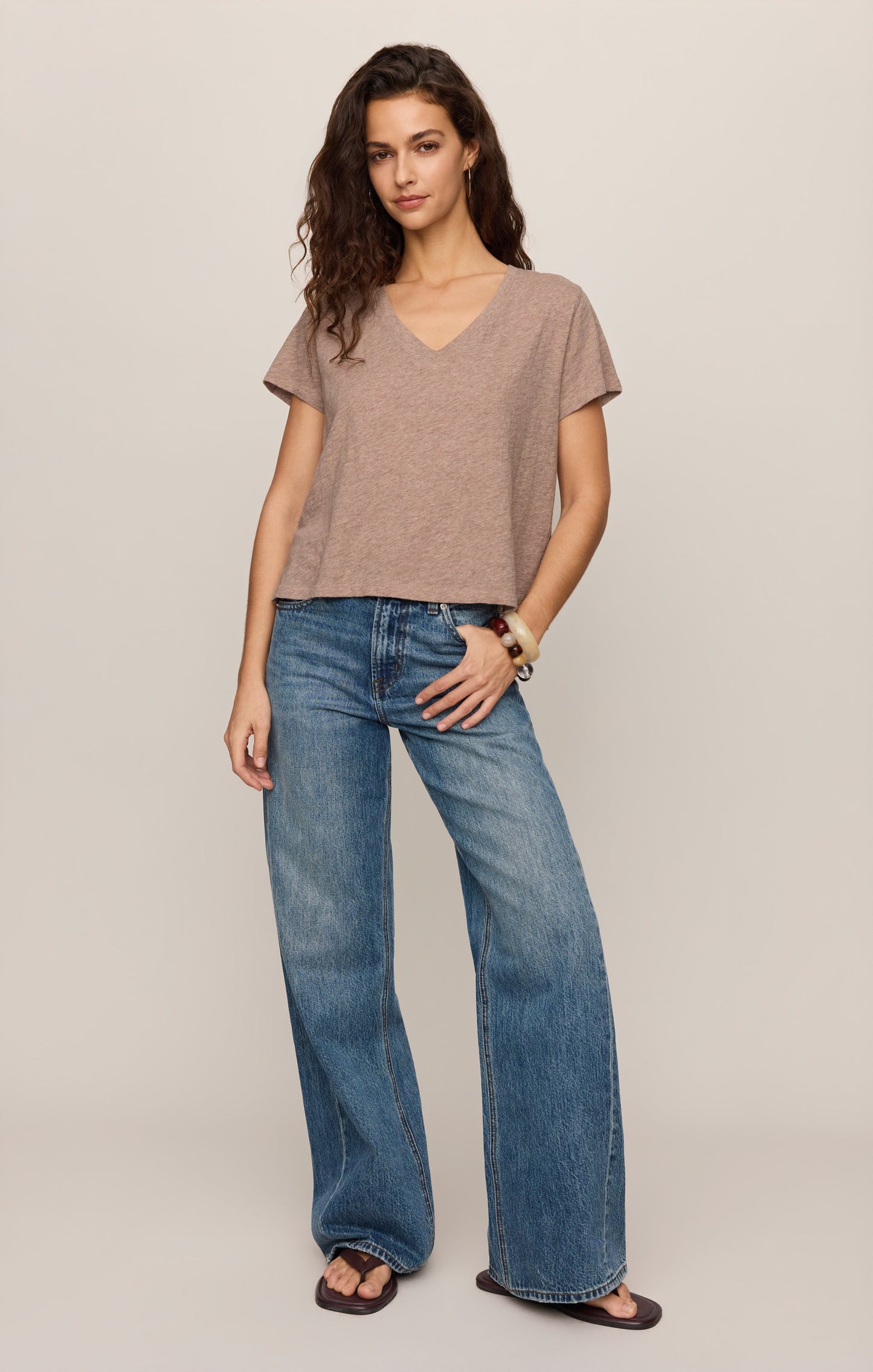 Nomad Slub V-Neck Tee