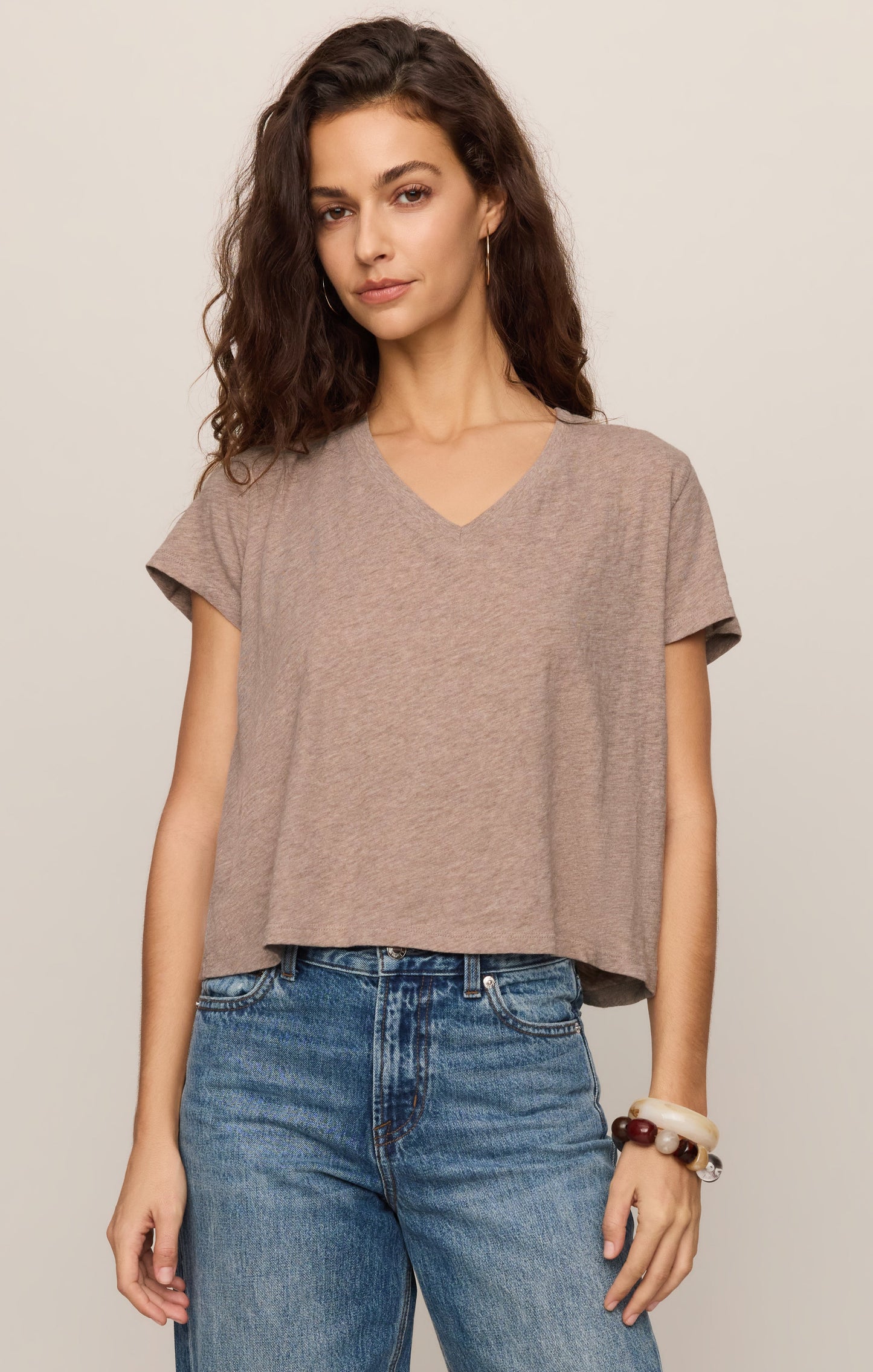 Nomad Slub V-Neck Tee