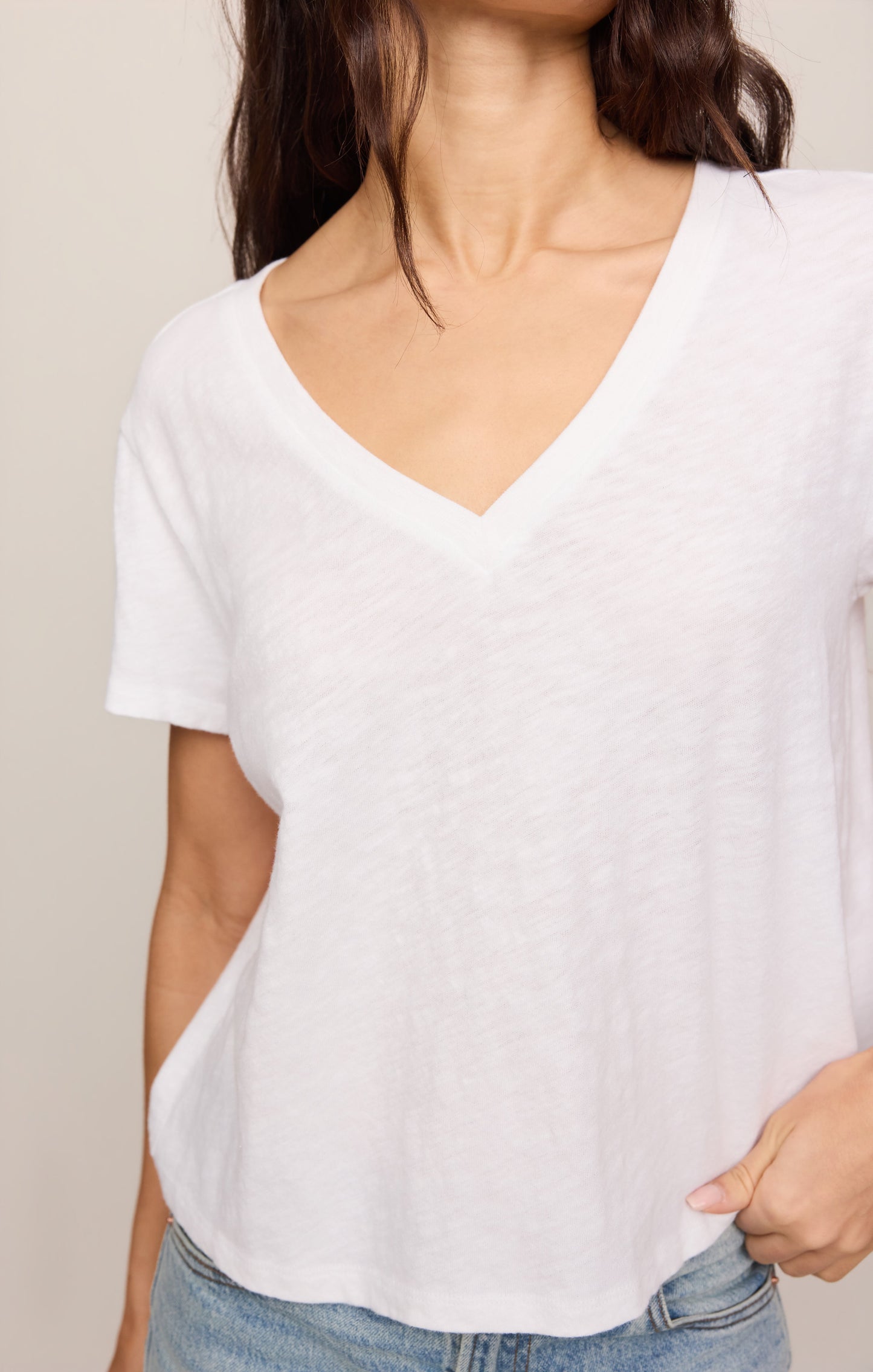 Nomad Slub V-Neck Tee