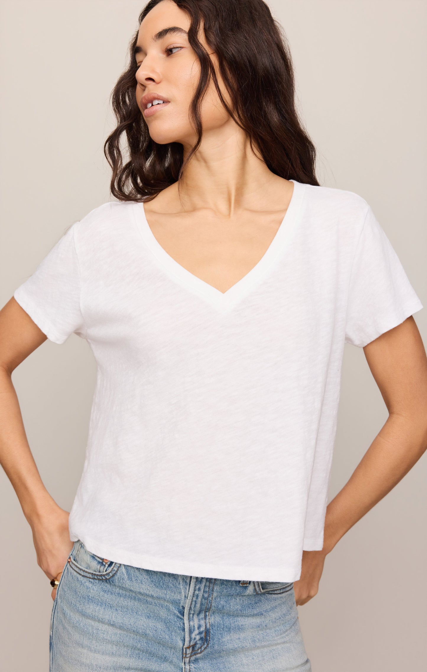Nomad Slub V-Neck Tee