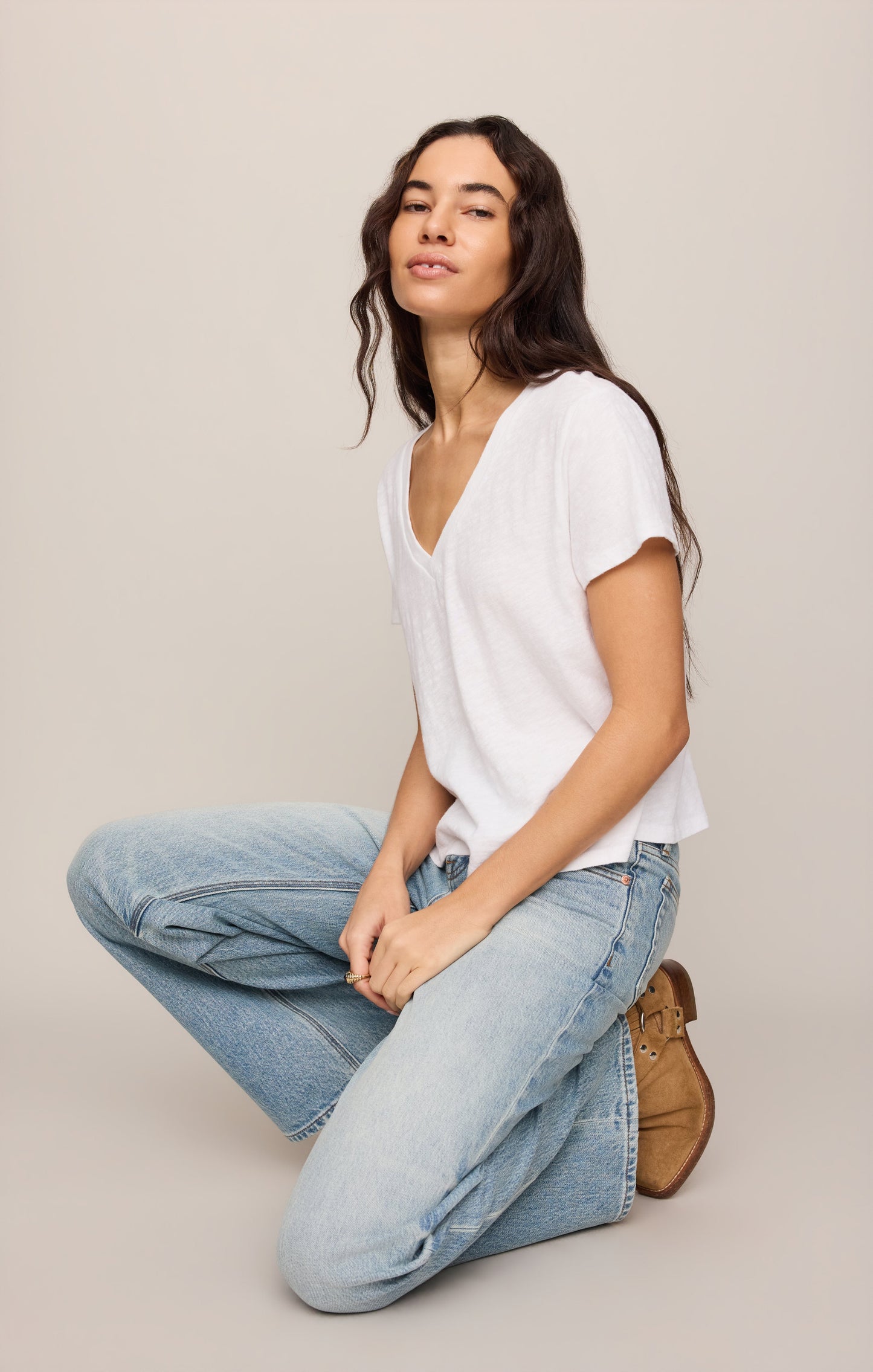 Nomad Slub V-Neck Tee