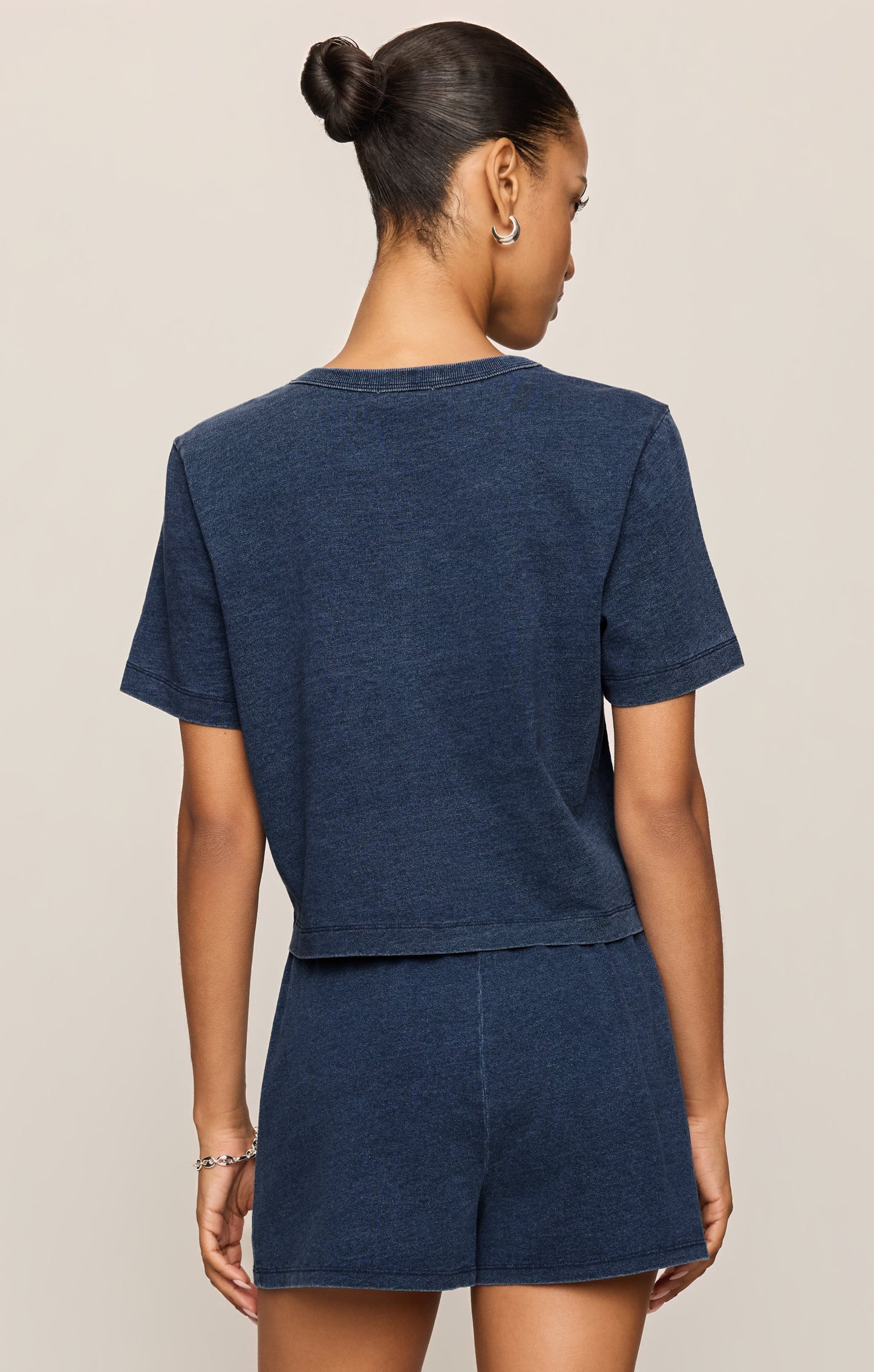 Stellan Jersey Denim Tee