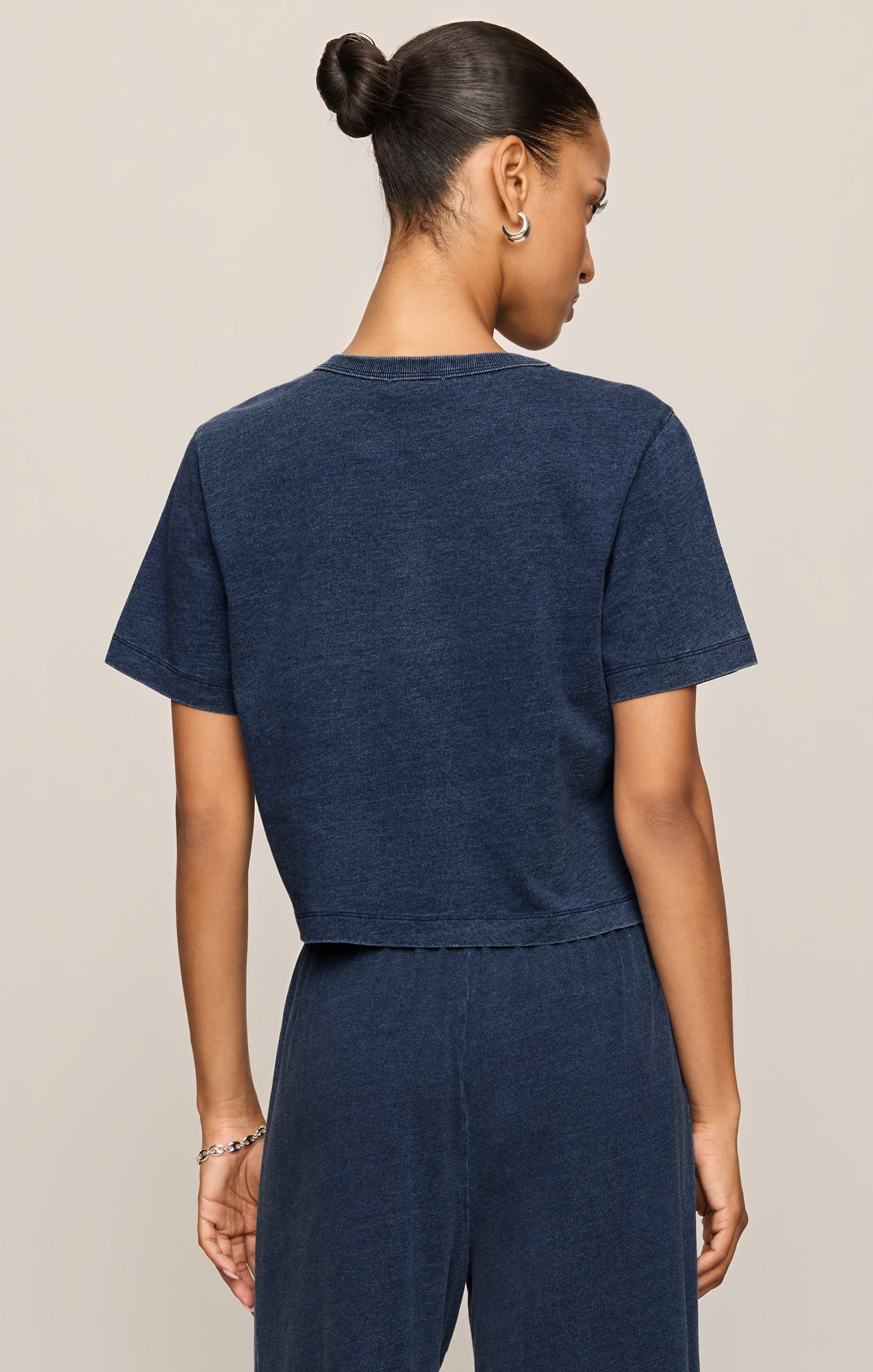 Stellan Jersey Denim Tee