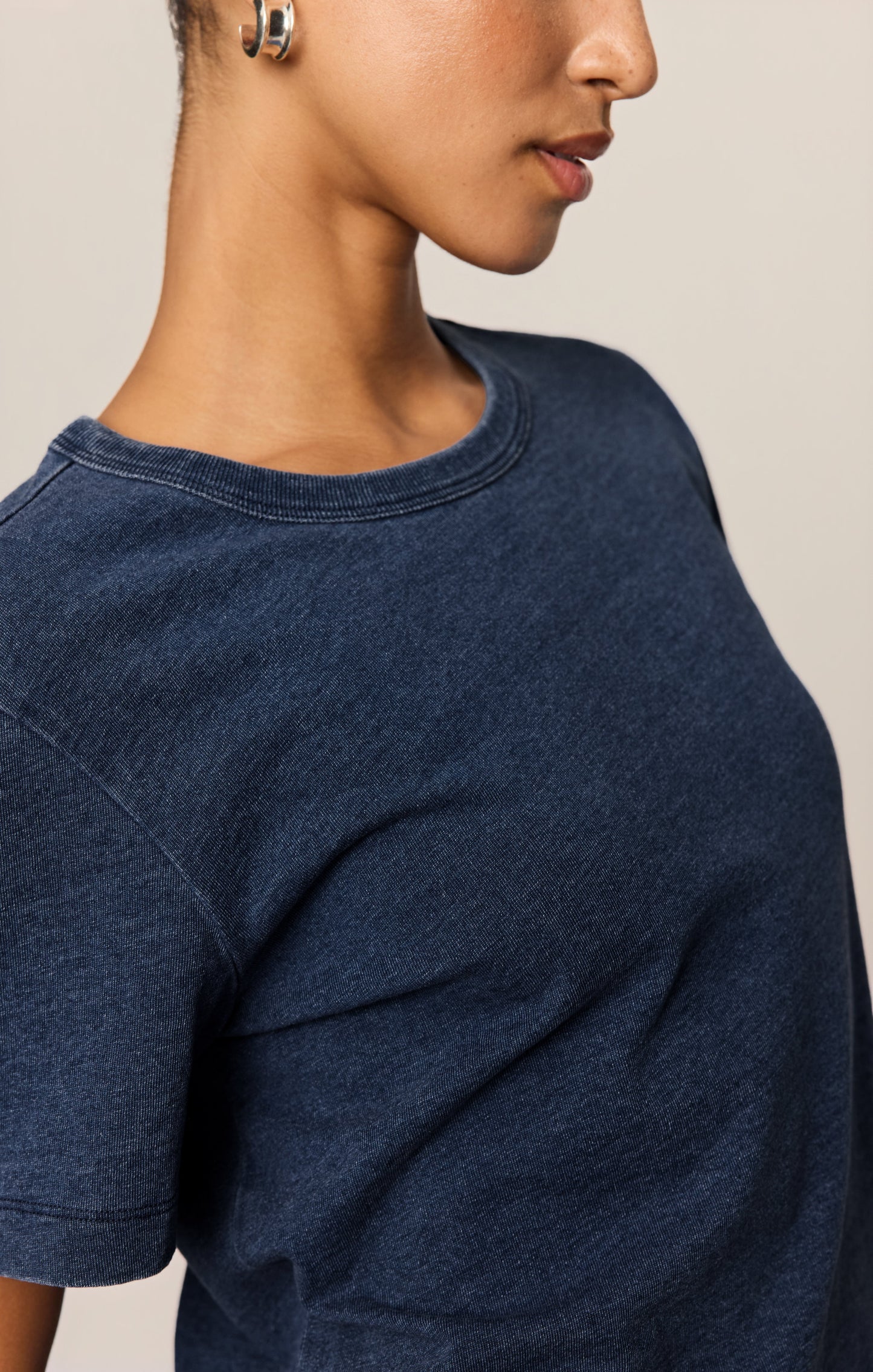 Stellan Jersey Denim Tee