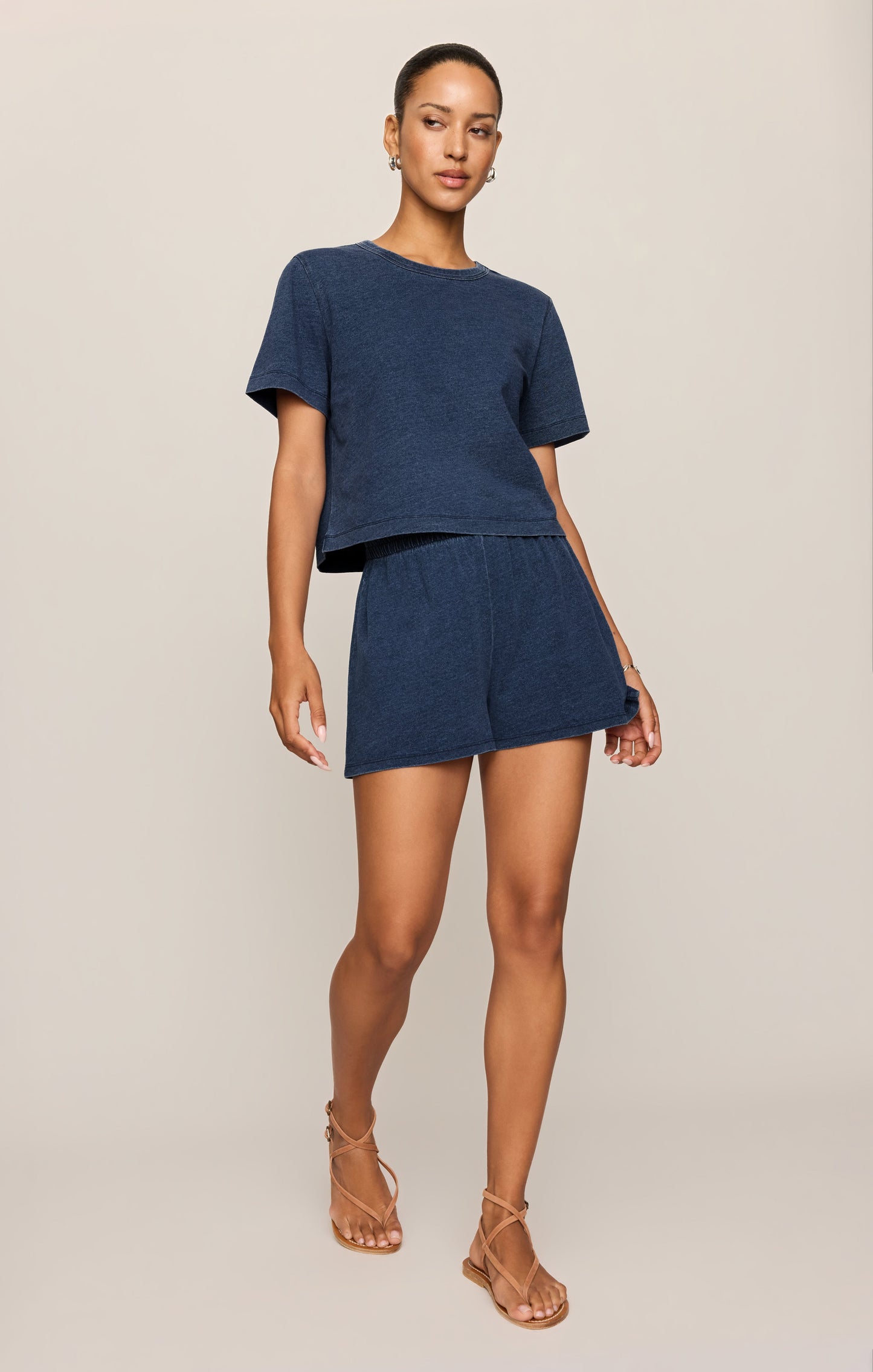 Stellan Jersey Denim Tee