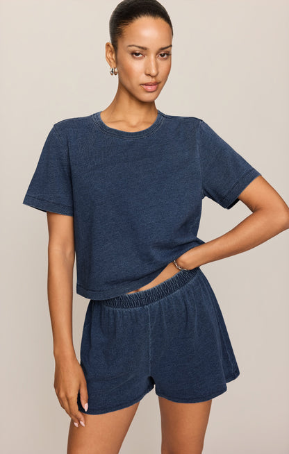 Stellan Jersey Denim Tee