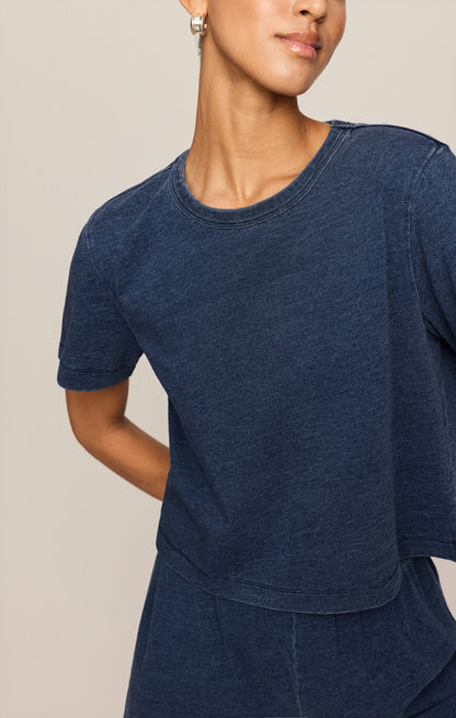 Stellan Jersey Denim Tee