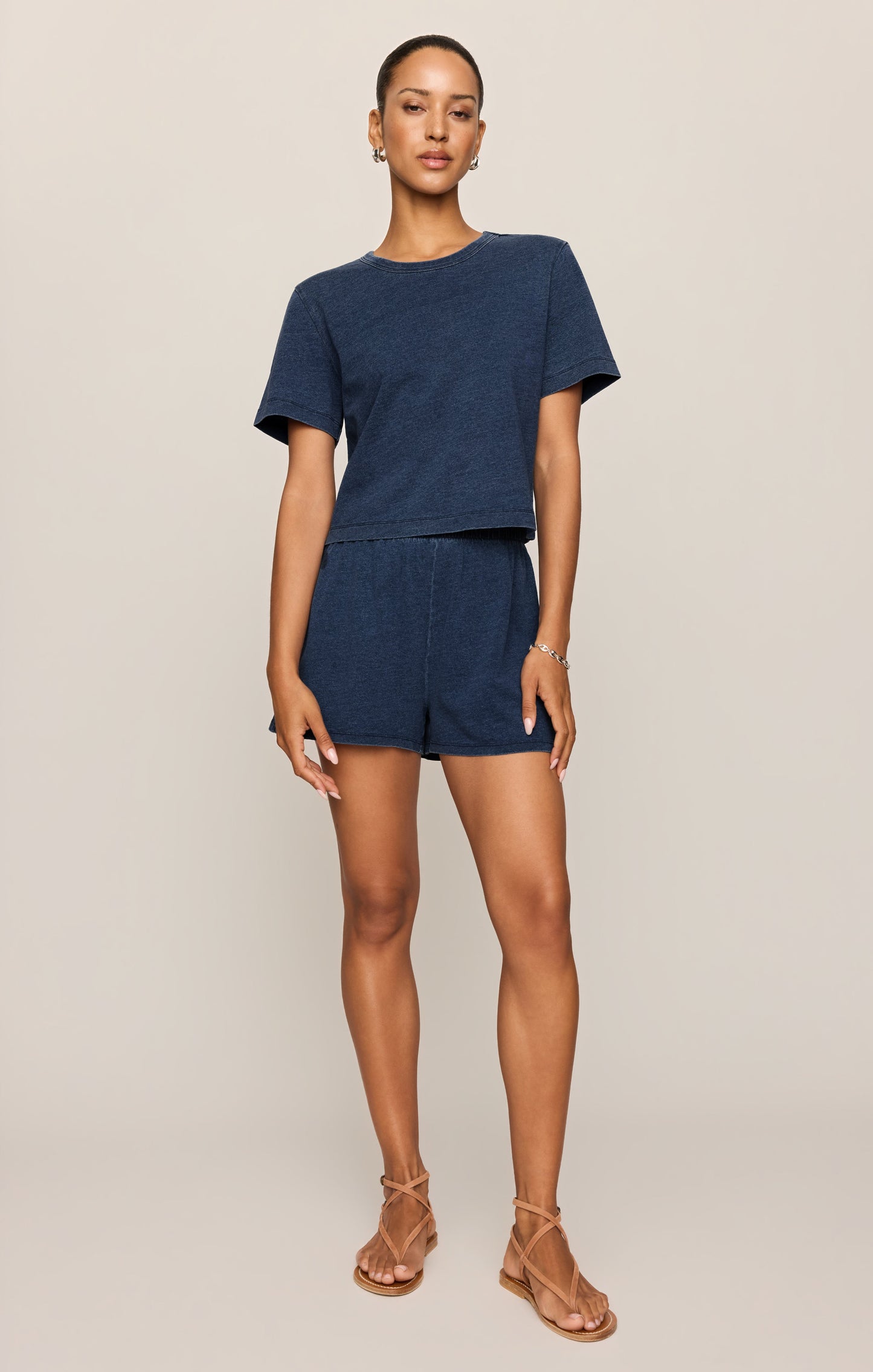Stellan Jersey Denim Tee