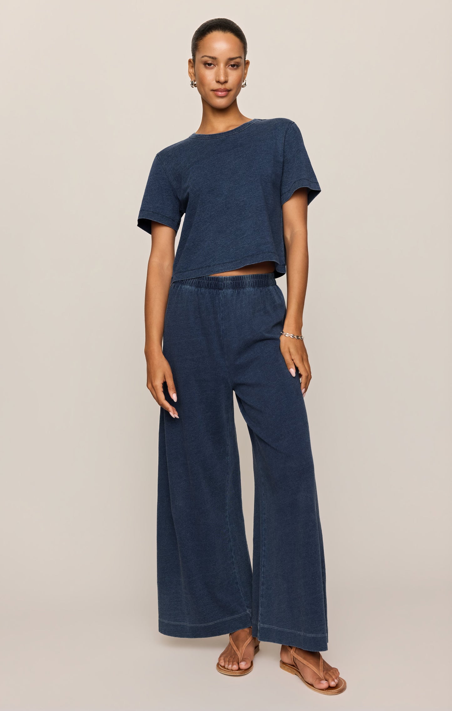 Stellan Jersey Denim Tee