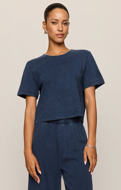 Stellan Jersey Denim Tee