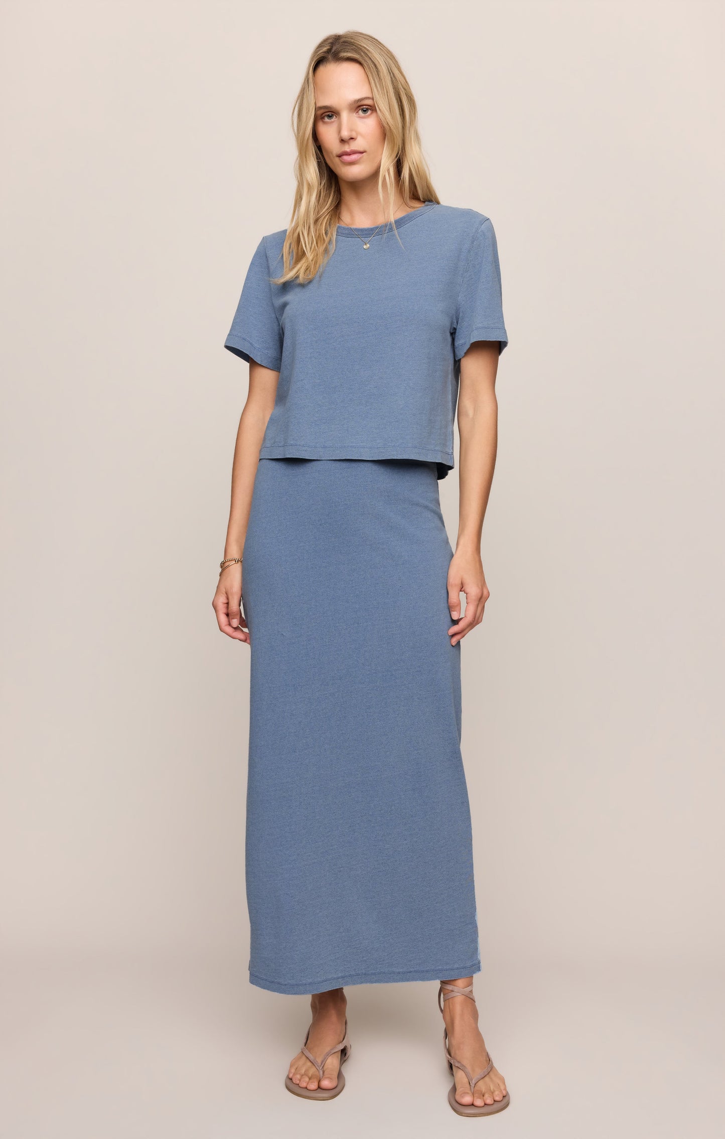 Stellan Jersey Denim Tee