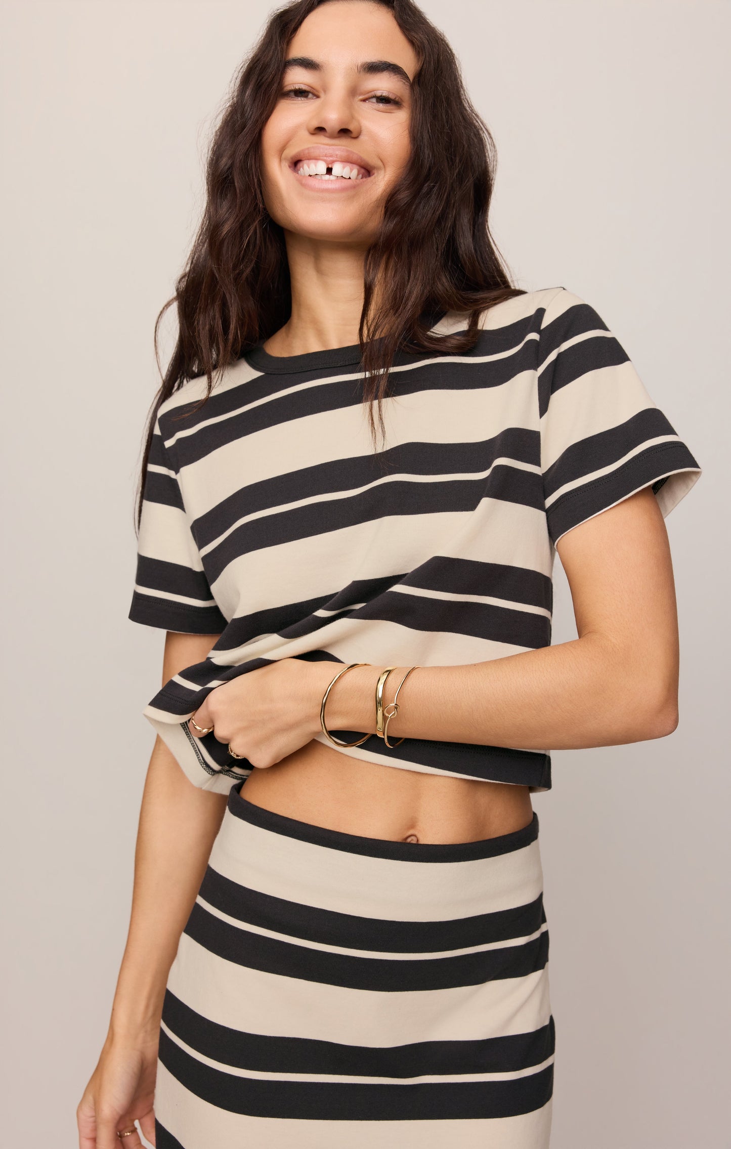 Stellan Striped Jersey Tee