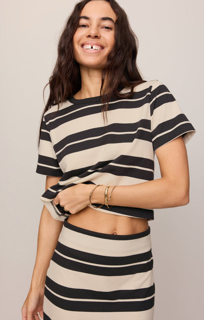 Stellan Striped Jersey Tee