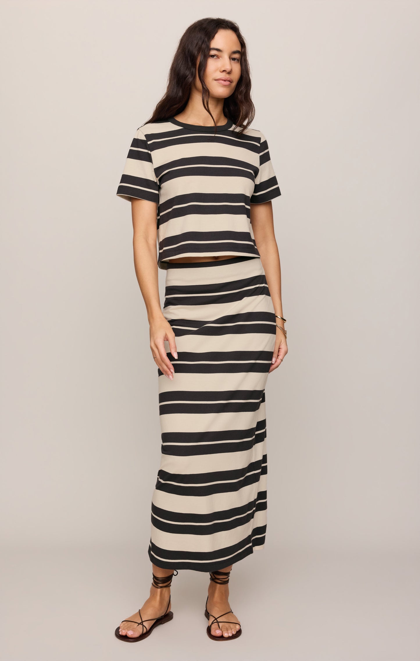 Stellan Striped Jersey Tee