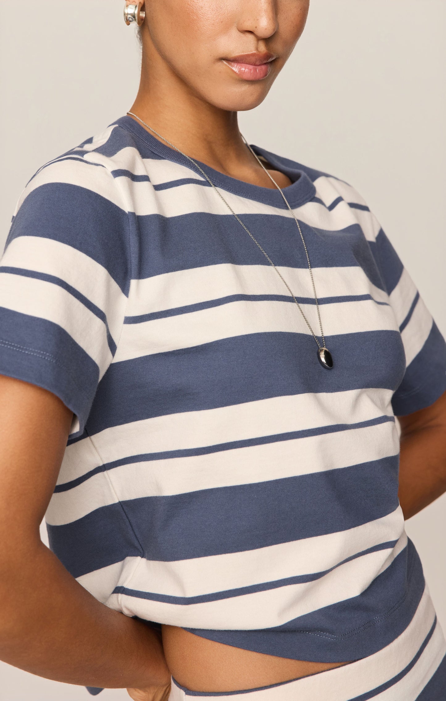 Stellan Striped Jersey Tee