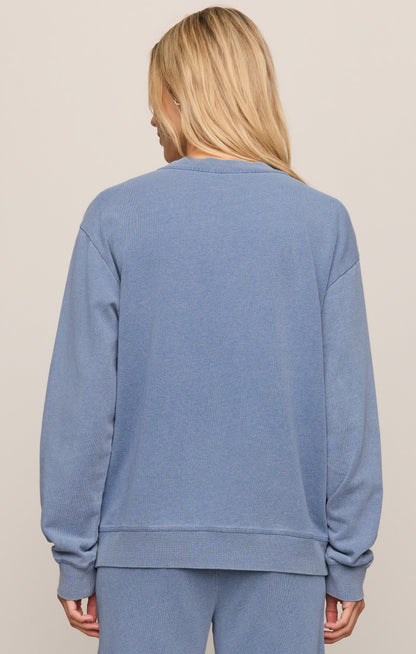 Dazed End Knit Denim Cardigan
