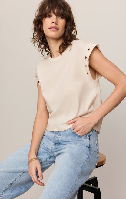 Camino Grommet Muscle Tee