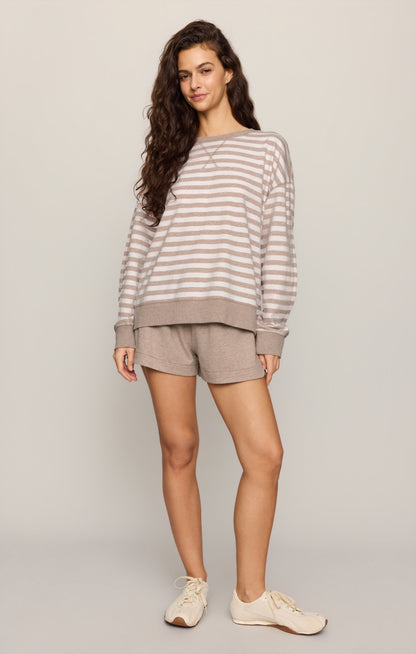 Everyday French Terry Striped Crew