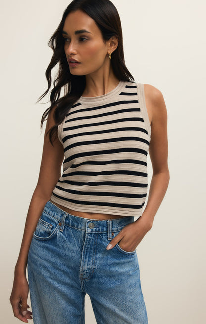 Emori Striped Muscle Tank