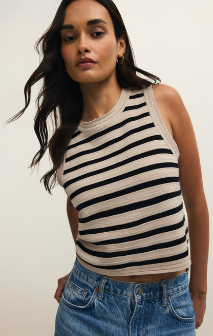 Emori Striped Muscle Tank