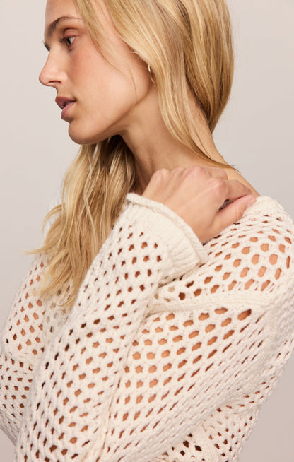 Cala Crochet Sweater Top