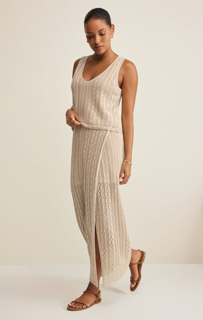 Glimmer Pointelle Tank