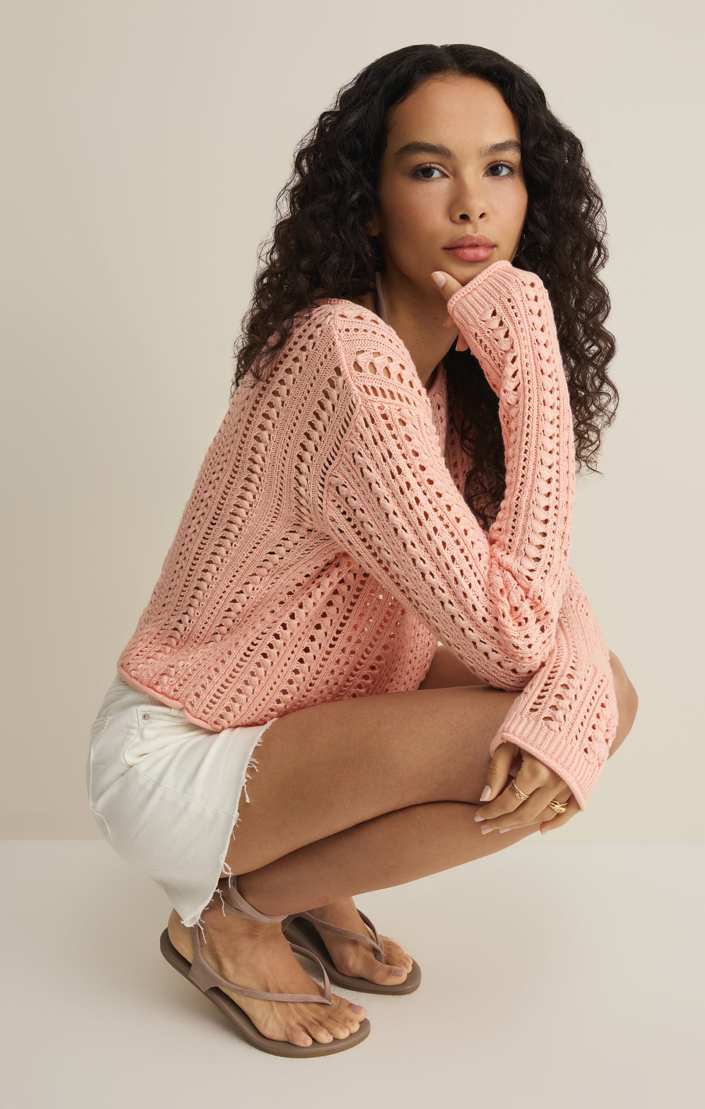 Upland Crochet Sweater Top