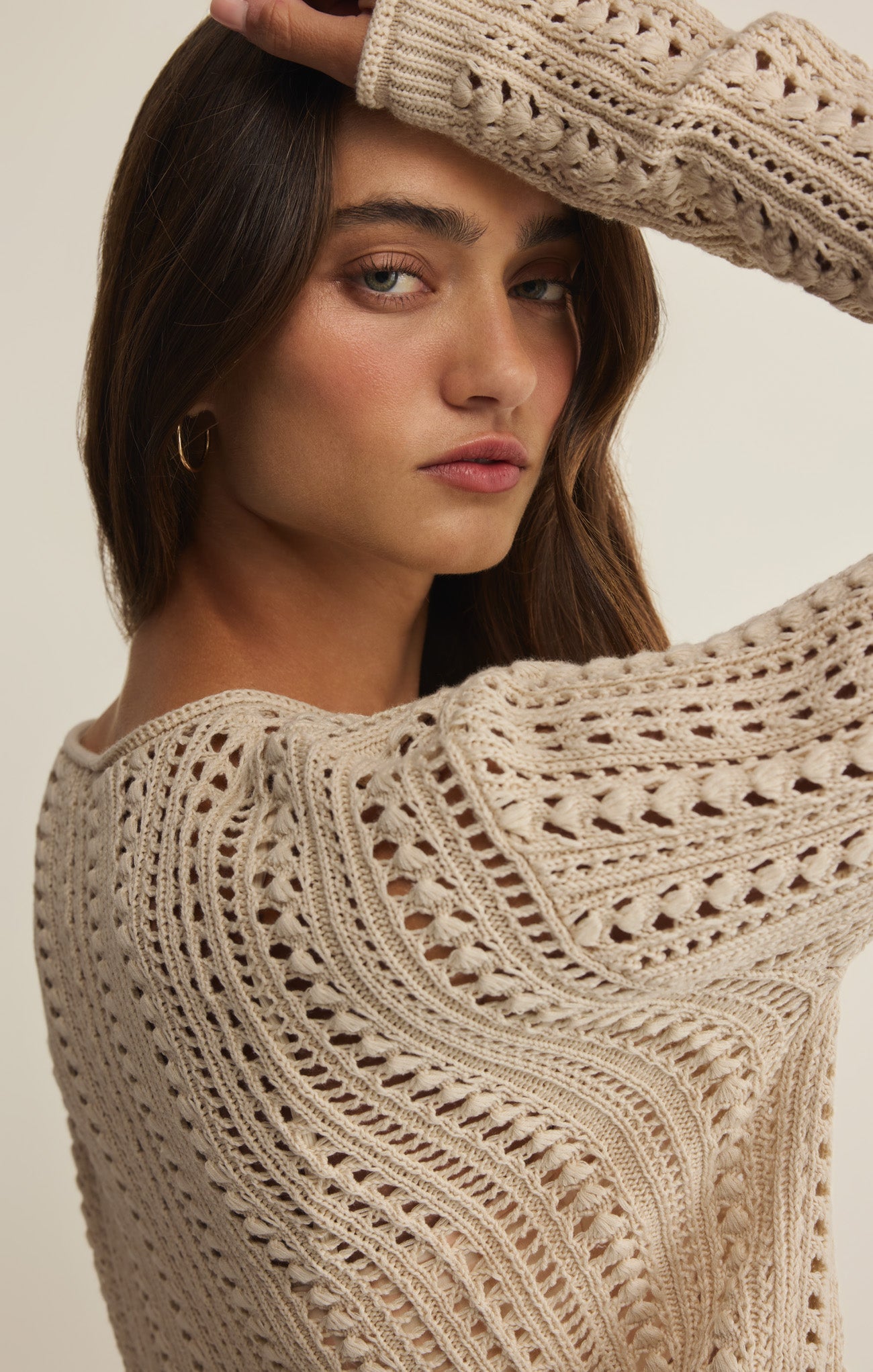 Upland Crochet Sweater Top