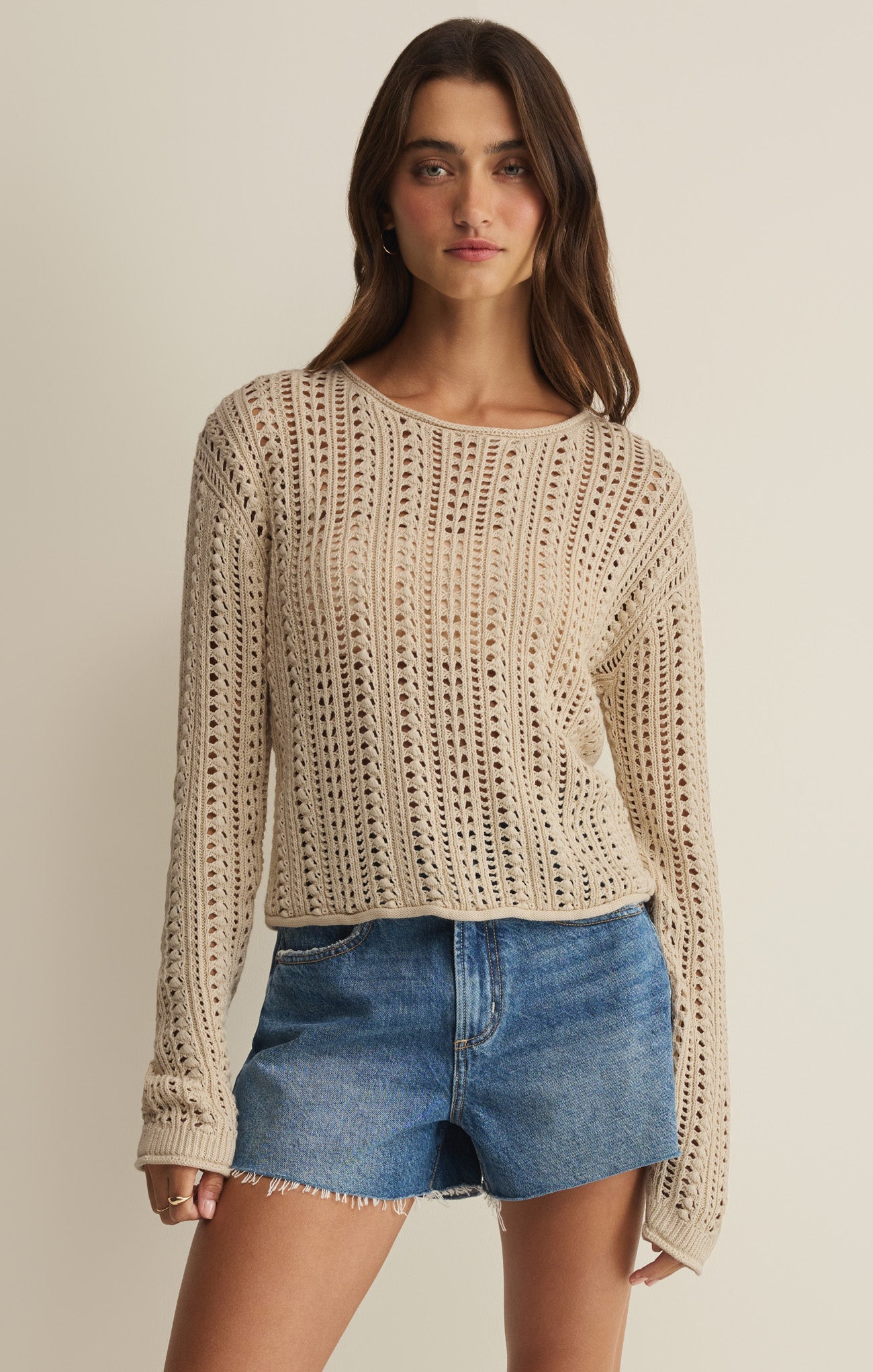 Upland Crochet Sweater Top