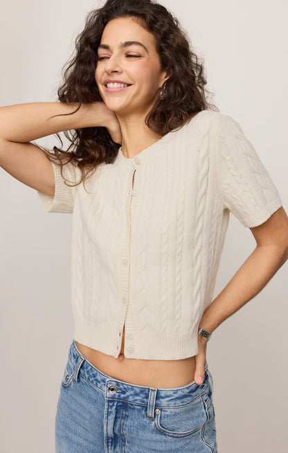 Cera Short Sleeve Cardigan