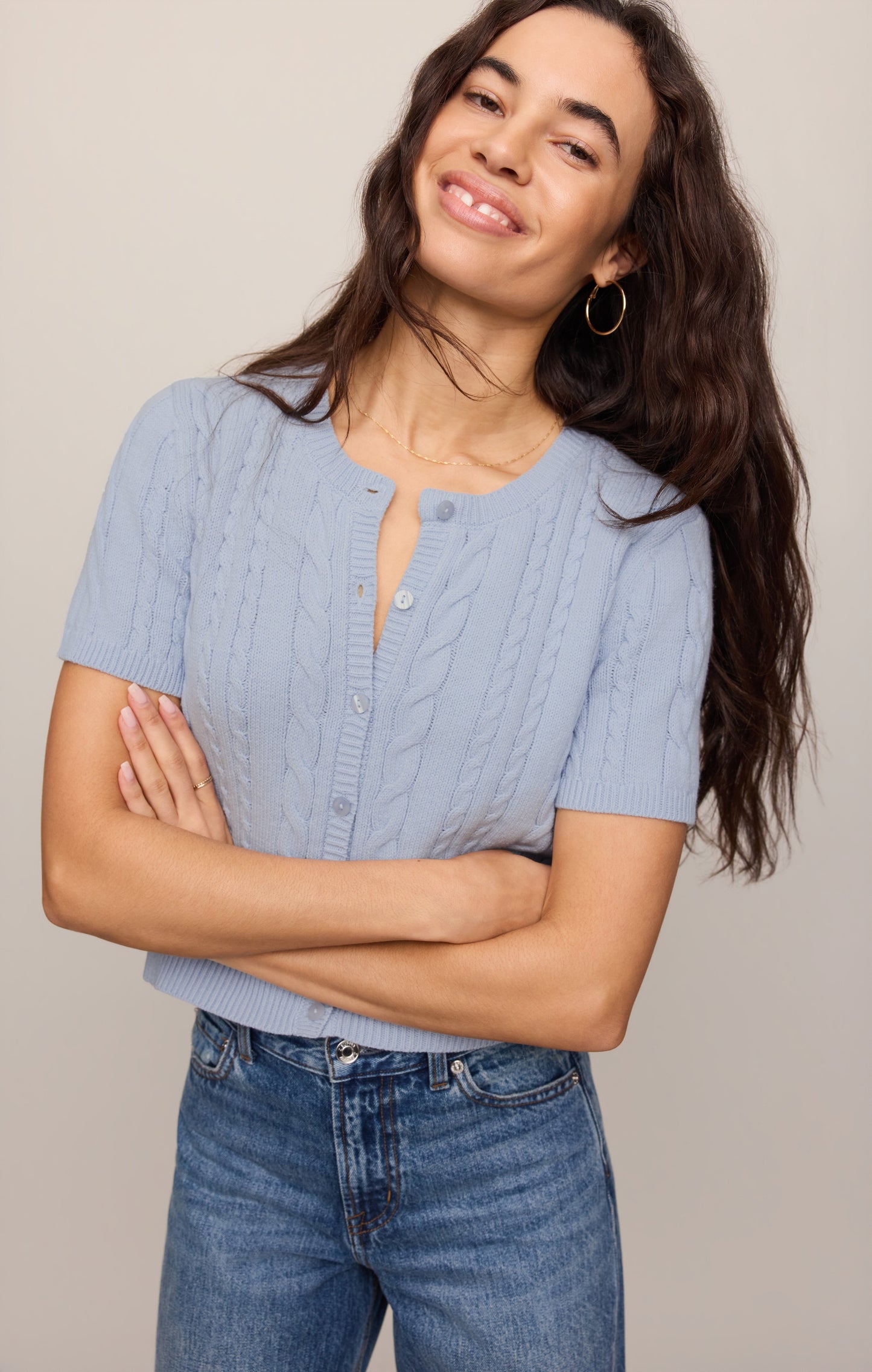 Cera Short Sleeve Cardigan