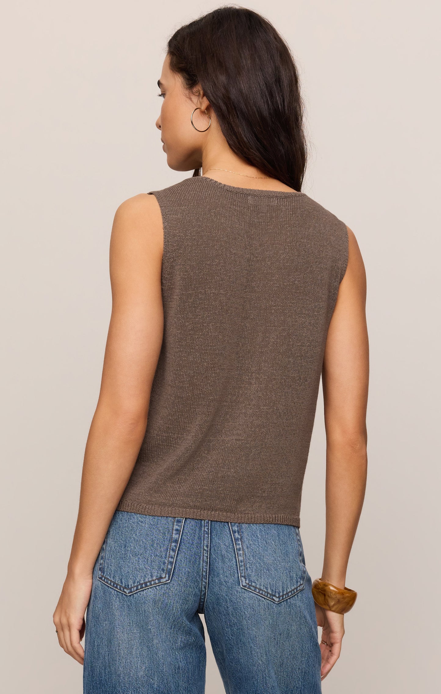 Syd Linen Knit Tank Vest