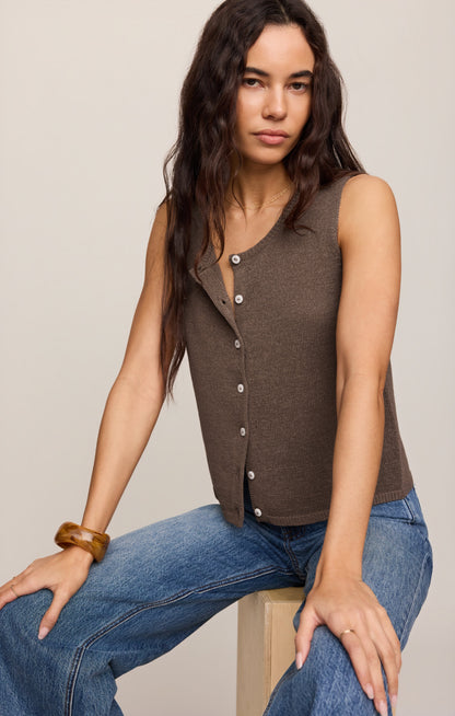 Syd Linen Knit Tank Vest