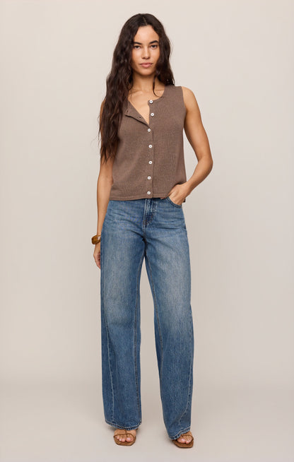 Syd Linen Knit Tank Vest