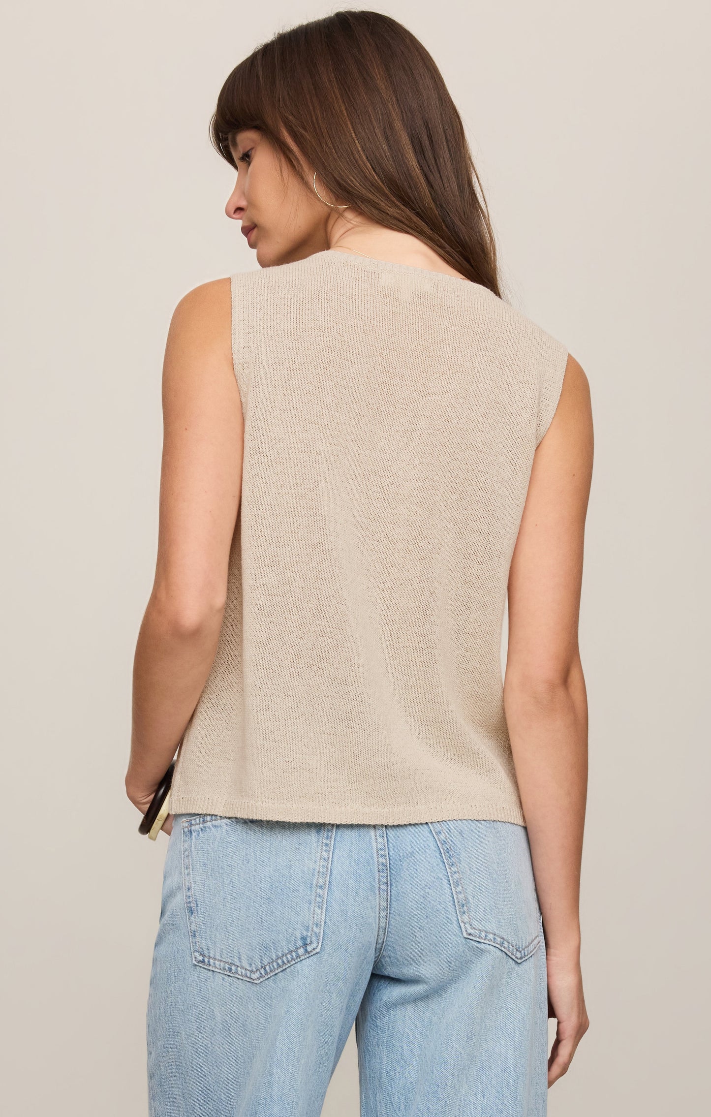Syd Linen Knit Tank Vest