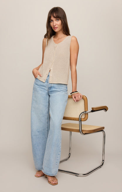 Syd Linen Knit Tank Vest