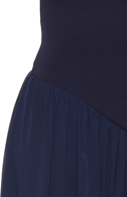 Zelia Strapless Navy Maxi Dress