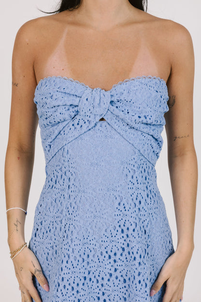 No Promises Dress in Blue