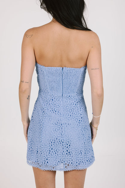 No Promises Dress in Blue