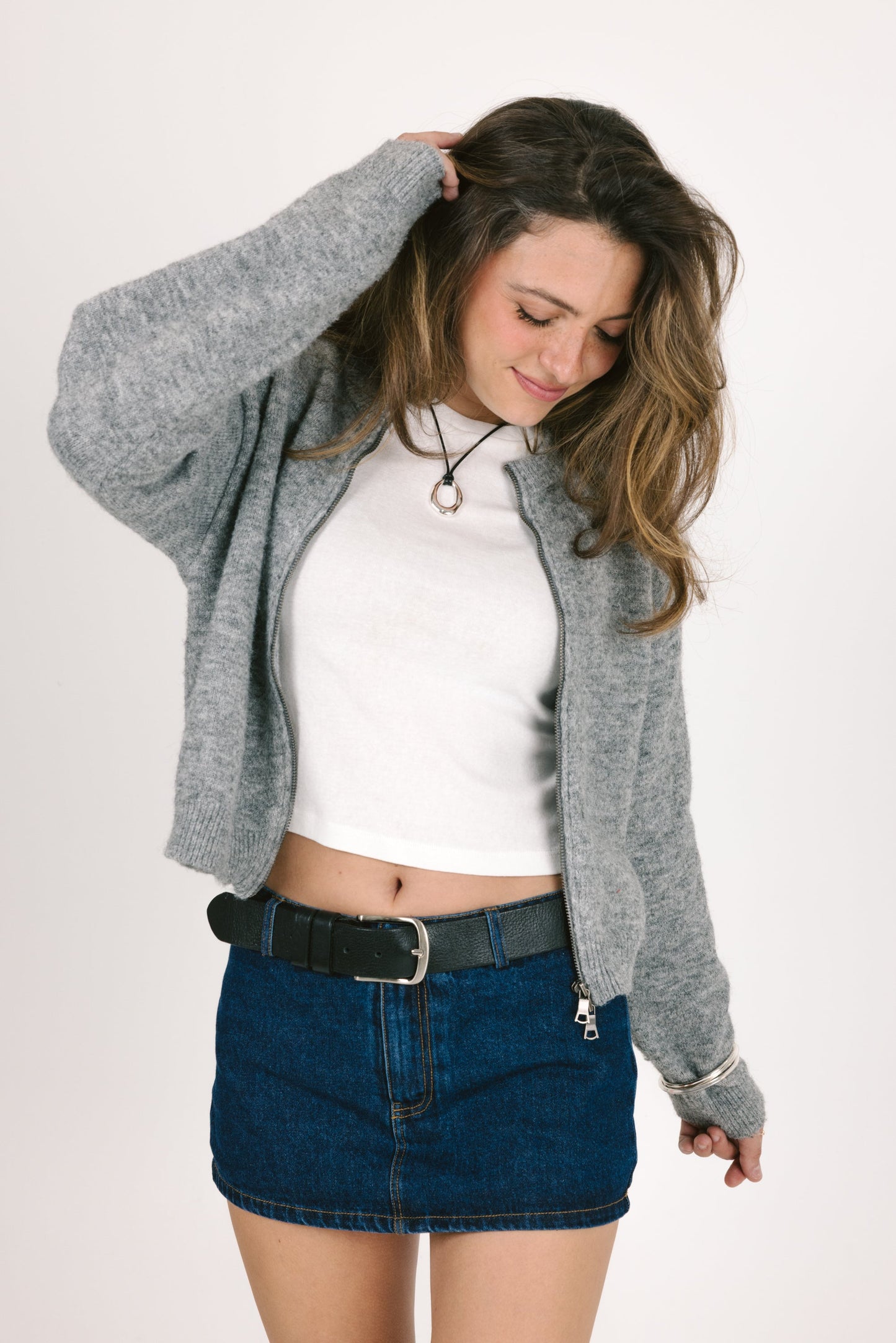 Fall Staple Zip Up