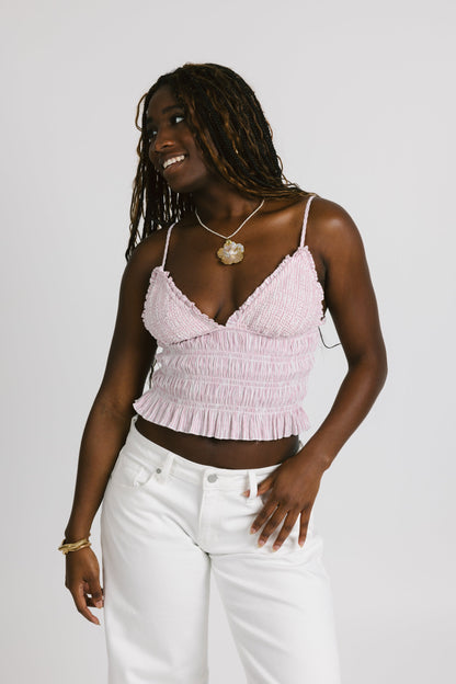 Alani Top in Pink