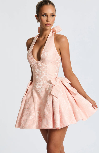 Jocelyn Mini Dress - Soft Peach