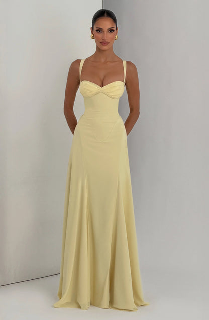 Irie Maxi Dress - Lemon