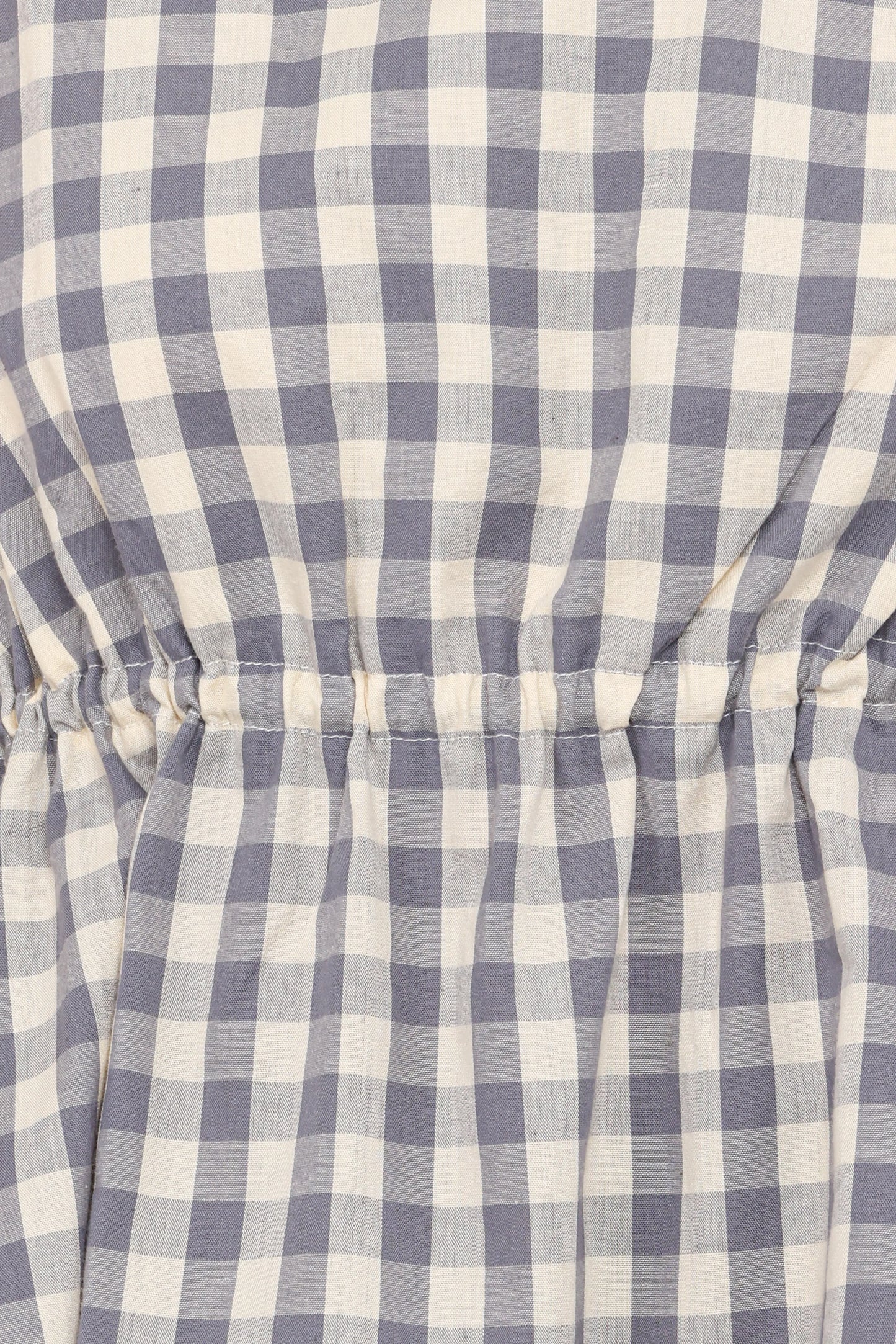 Rory Top - Slate Blue Gingham