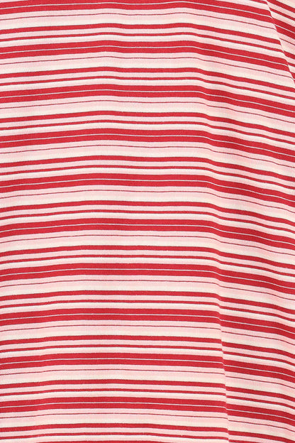Beau Long Sleeve Jersey Top - Pink Stripe