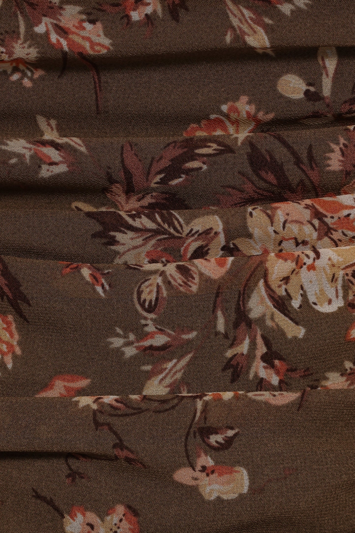 Maia Long Sleeve Top - Olive Floral
