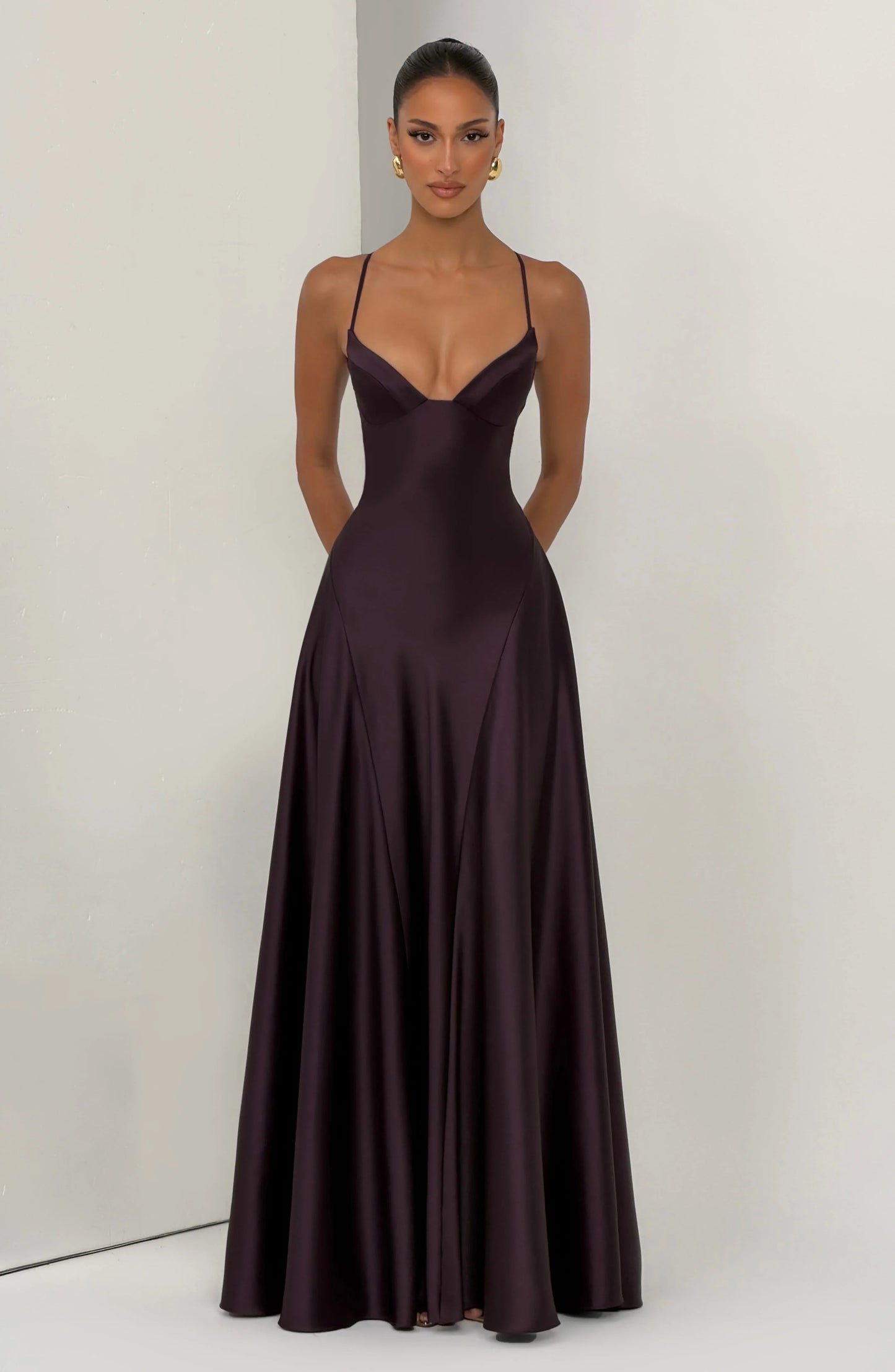 Asterin Maxi Dress - Plum