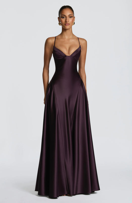 Asterin Maxi Dress - Plum